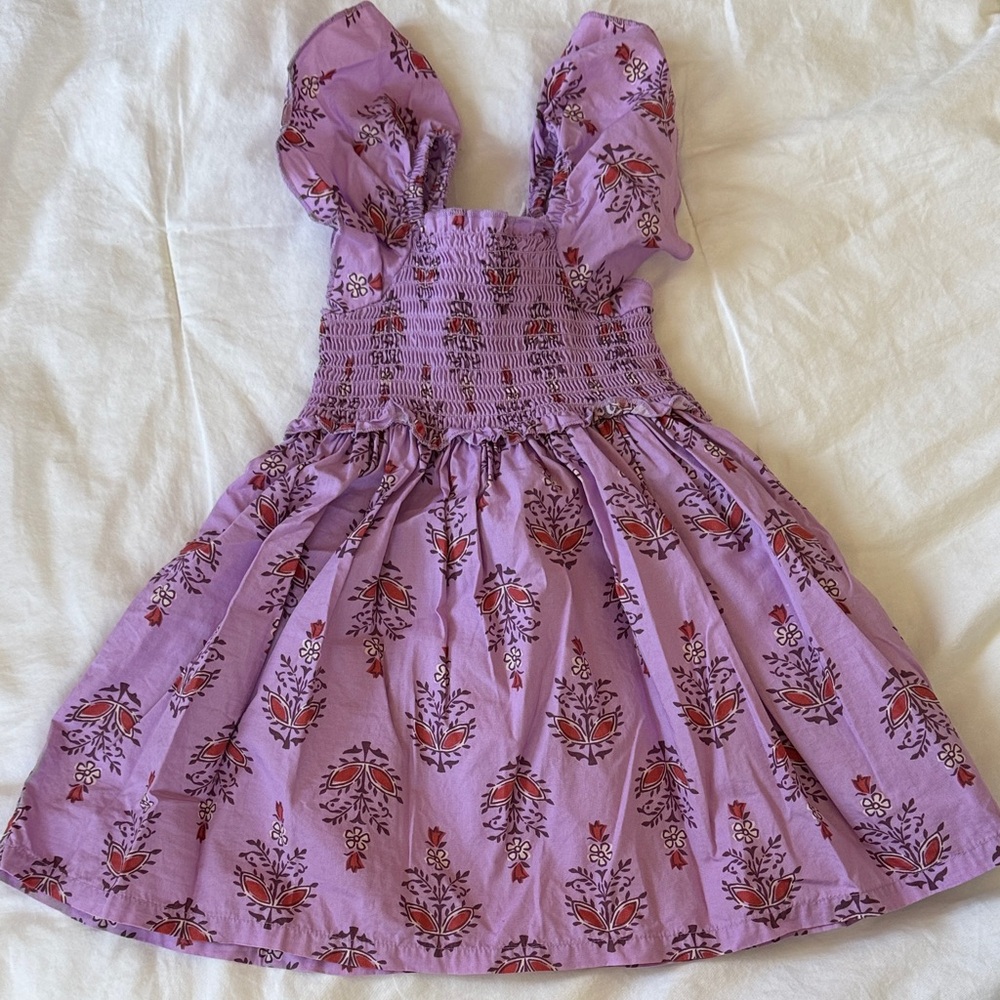 Tea Collection Lavender Floral Dress